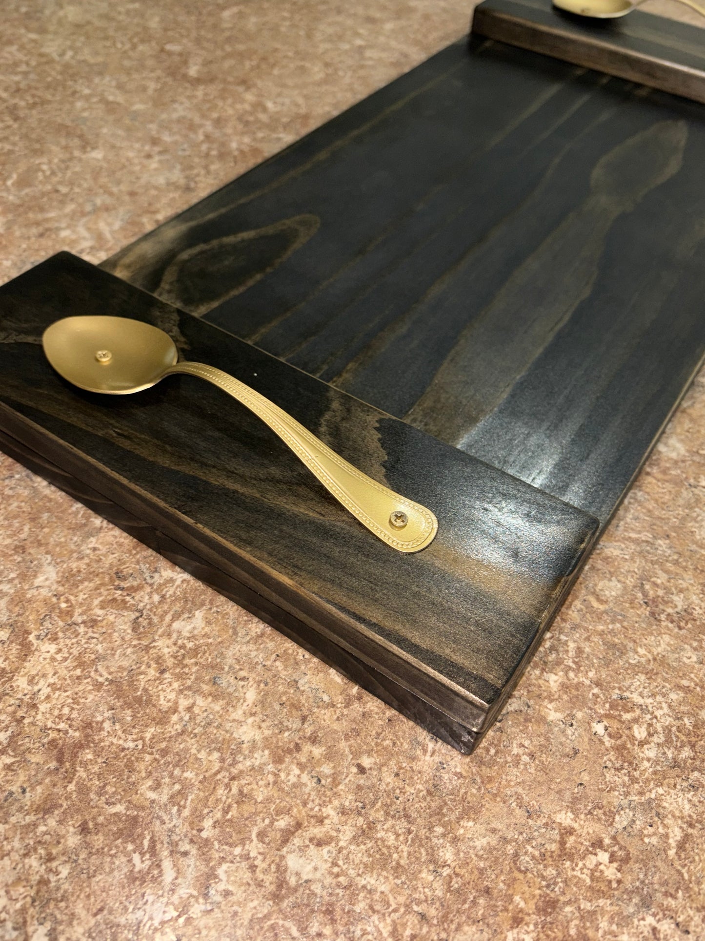Serving Tray/ Decoration Tray With Spoon Handles