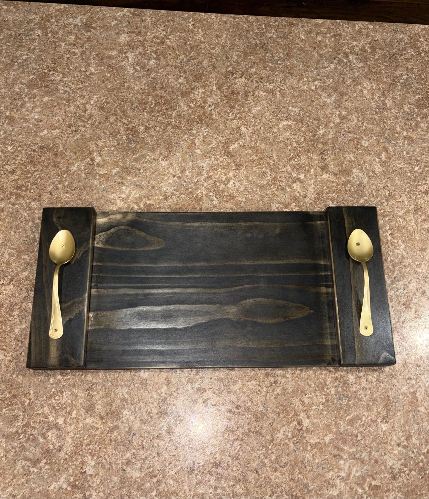 Serving Tray/ Decoration Tray With Spoon Handles